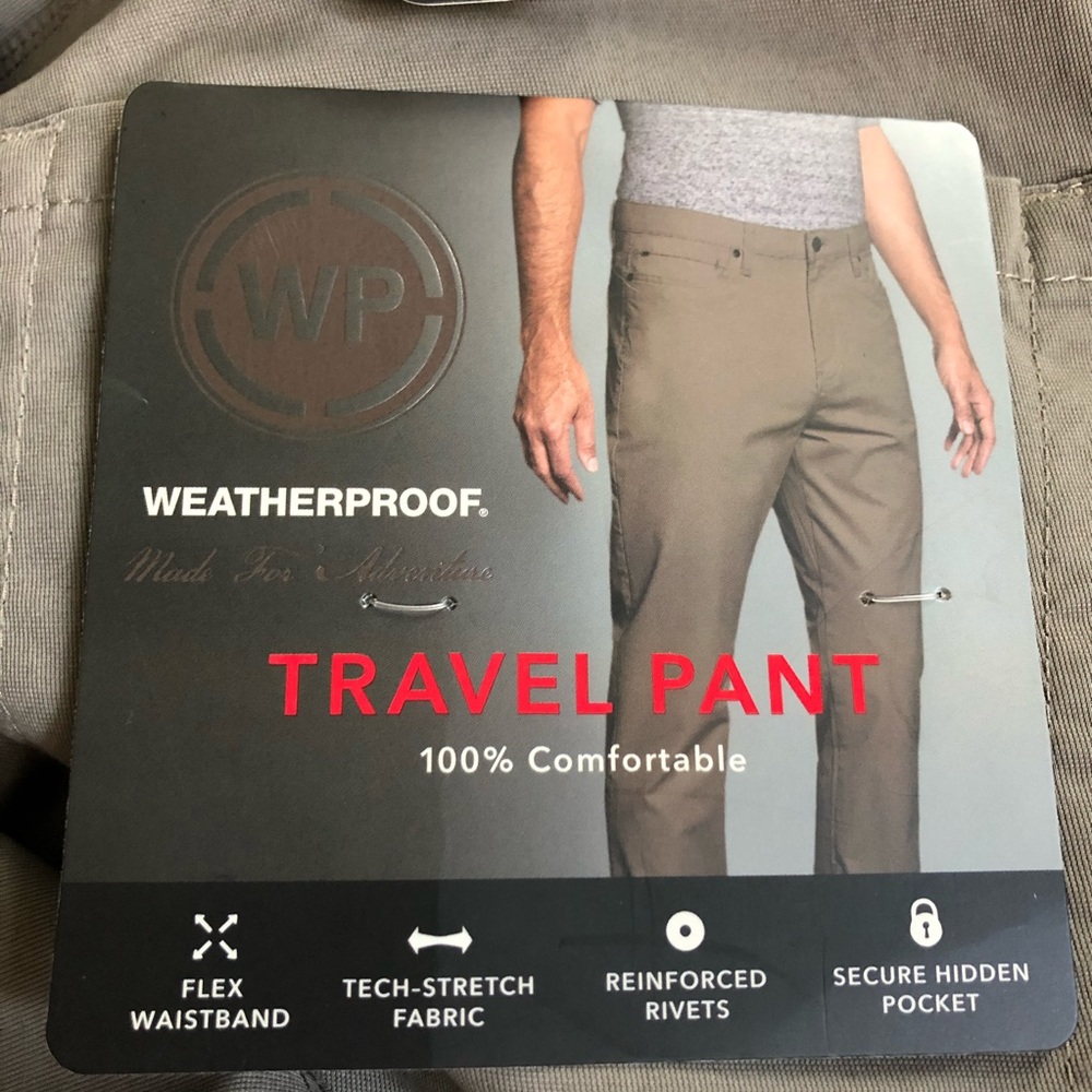 Men’s Weatherproof Travel Pants